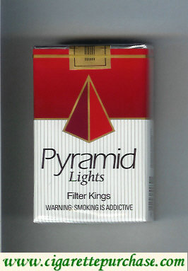 Pyramid Lights Filte Kings cigarettes soft box